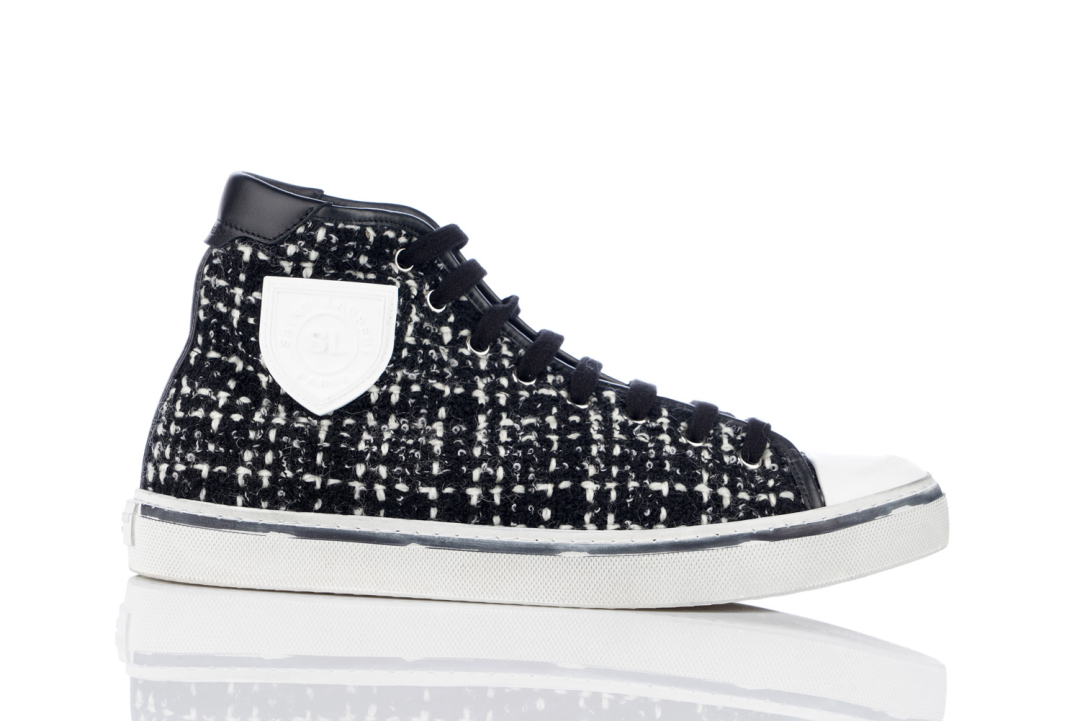 SAINT LAURENT Patike 676177/21 NERO-BIANCO — glavna fotografija