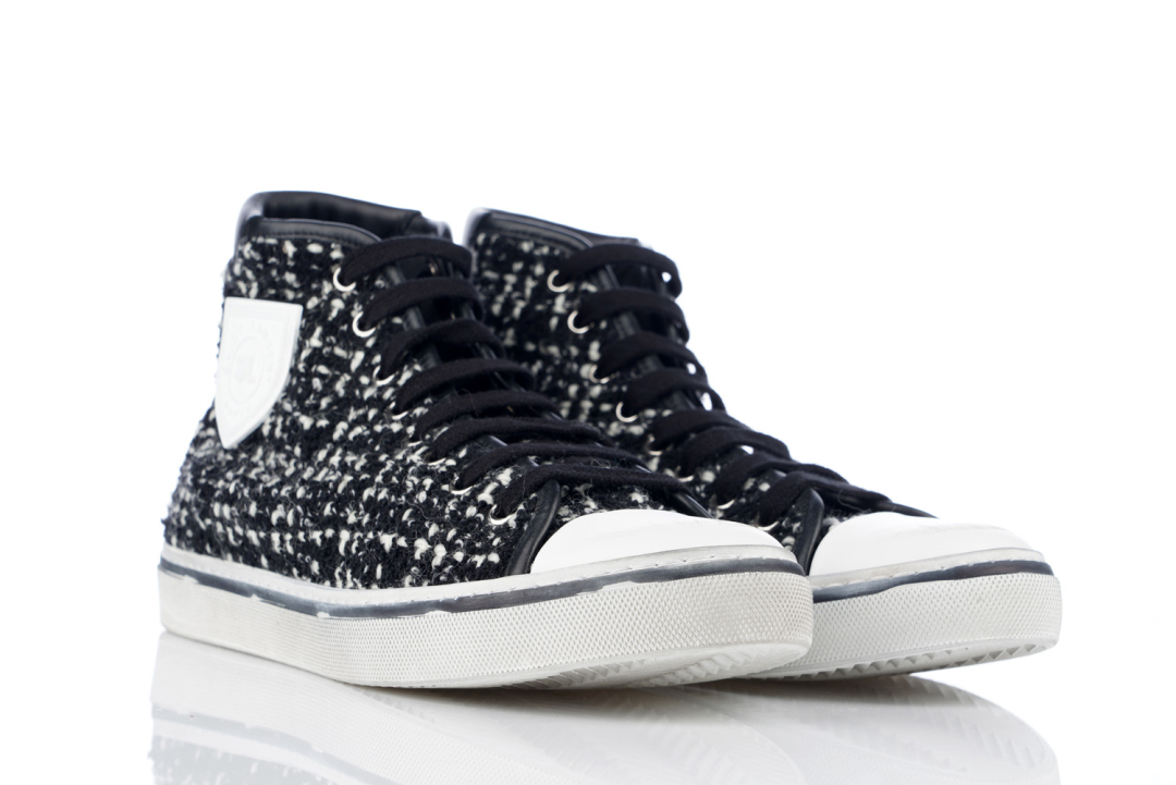 SAINT LAURENT Patike 676177/21 NERO-BIANCO — foto 2