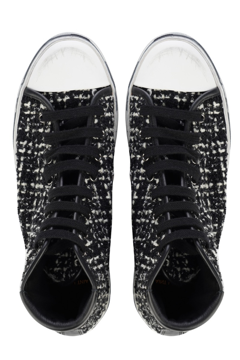 SAINT LAURENT Patike 676177/21 NERO-BIANCO — foto 4