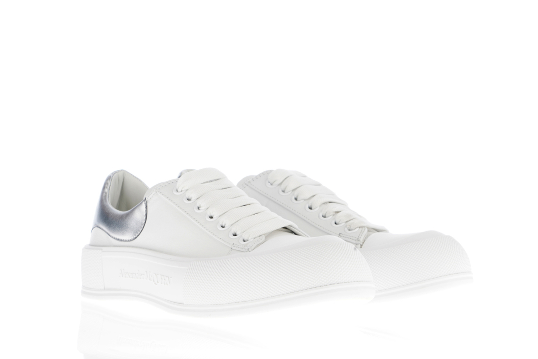 ALEXANDER MCQUEEN Patike 705205/22 WHITE/SILVER — foto 2