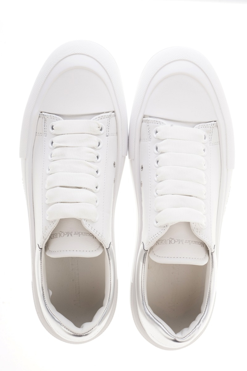 ALEXANDER MCQUEEN Patike 705205/22 WHITE/SILVER — foto 4