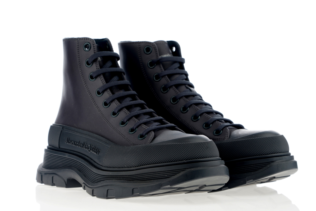 ALEXANDER MCQUEEN Čizme 705661/22 ANTHRACITE — foto 2