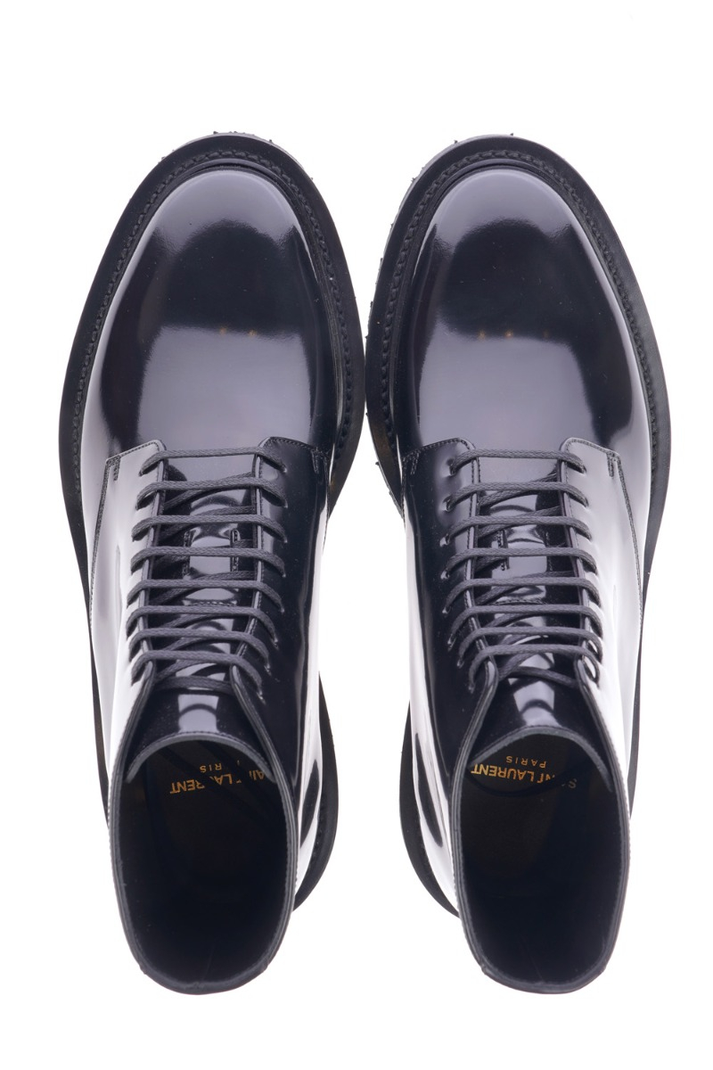 SAINT LAURENT Čizme 6323641/22 NERO — foto 4