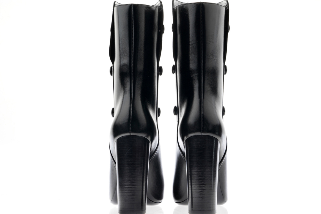 SAINT LAURENT Čizme 632483 NERO — foto 3