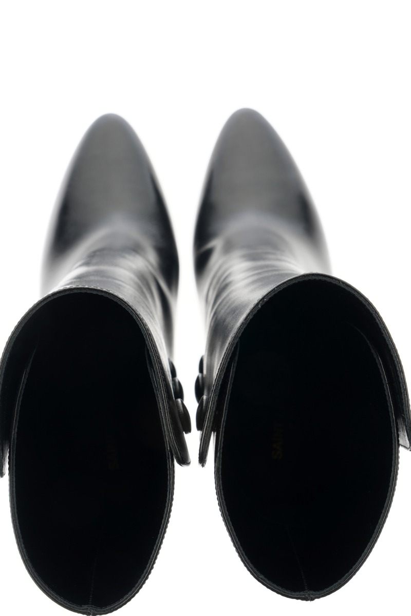 SAINT LAURENT Čizme 632483 NERO — foto 4