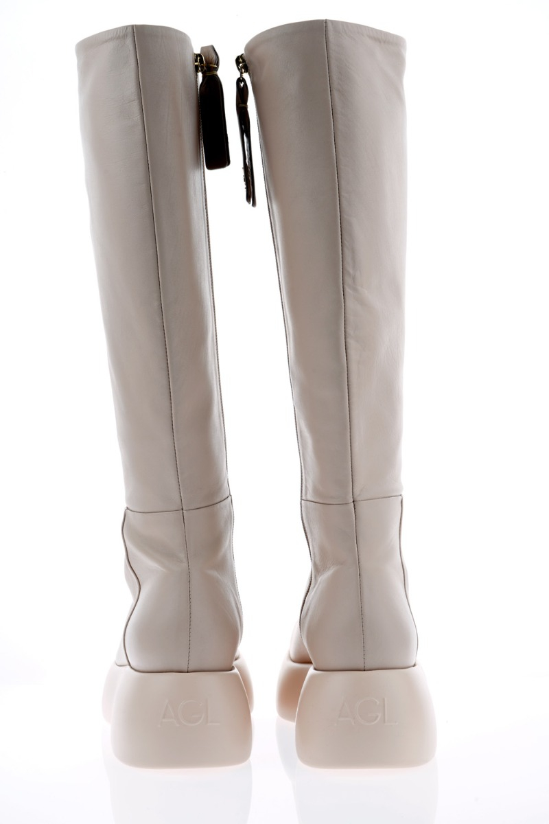AGL Čizme D77250/21 BEIGE-ROSA — foto 3
