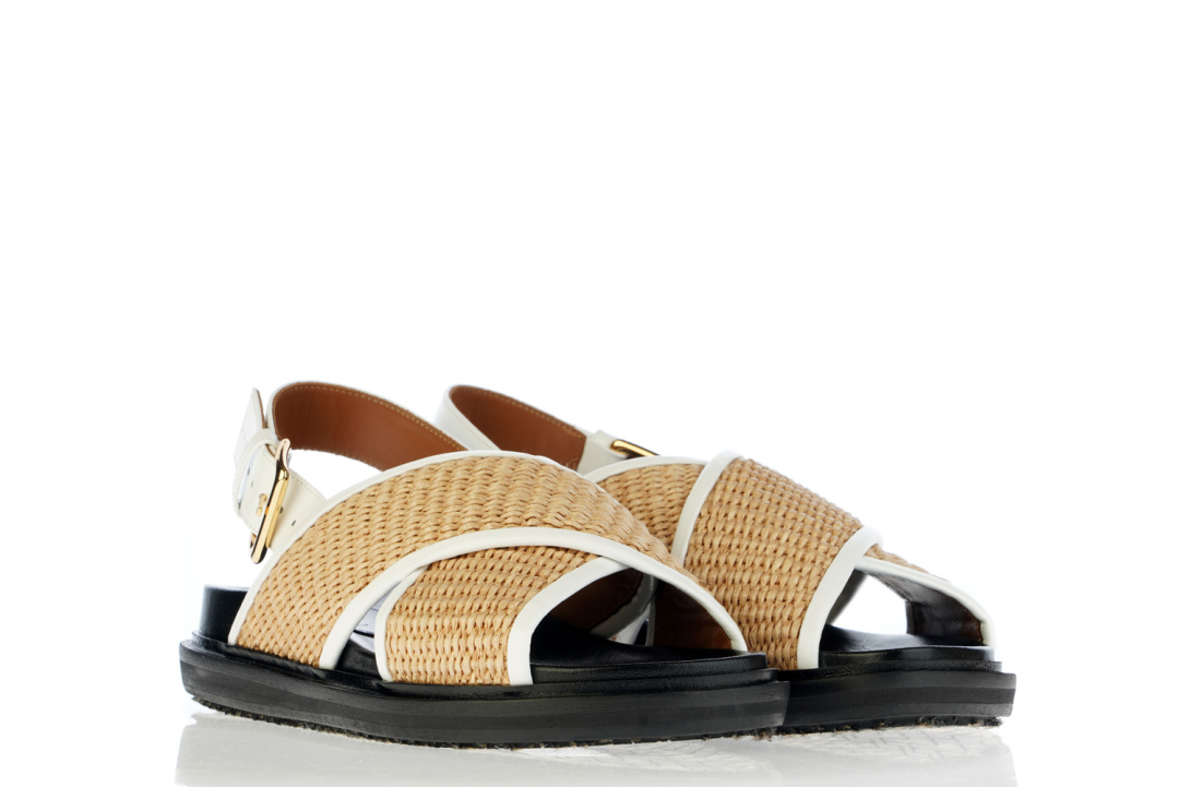 MARNI Sandale FBMS013801/23   NATURAL — foto 2