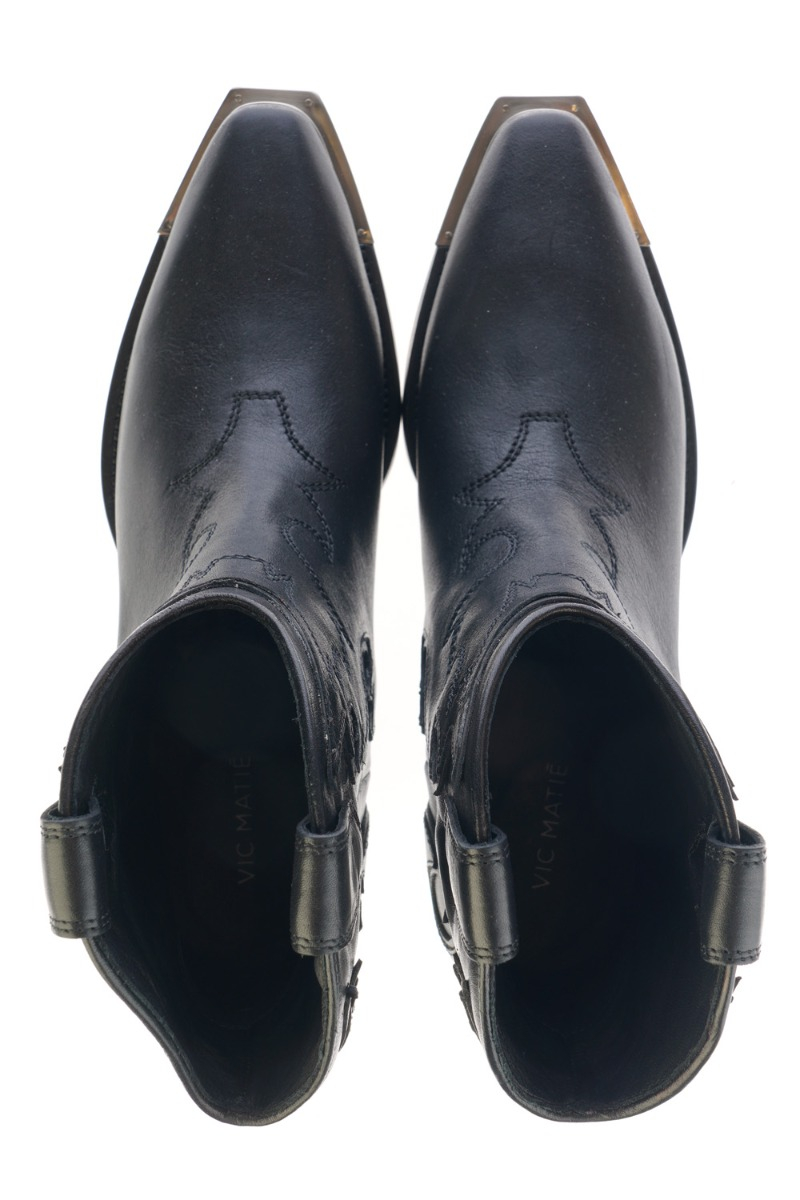 VIC MATIE Čizme 1C7208D/23  BLACK — foto 4