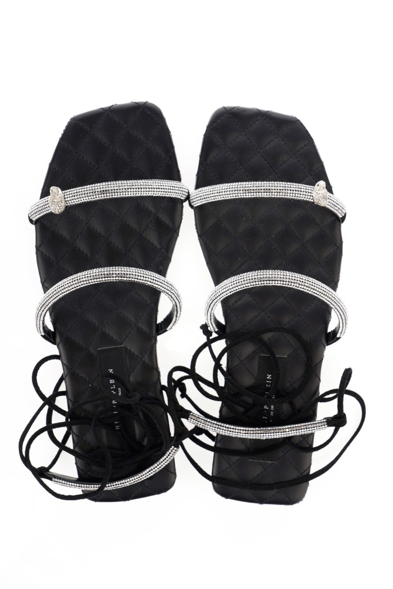 PHILIPP PLEIN Sandale WSA0473/22 BLACK — foto 4