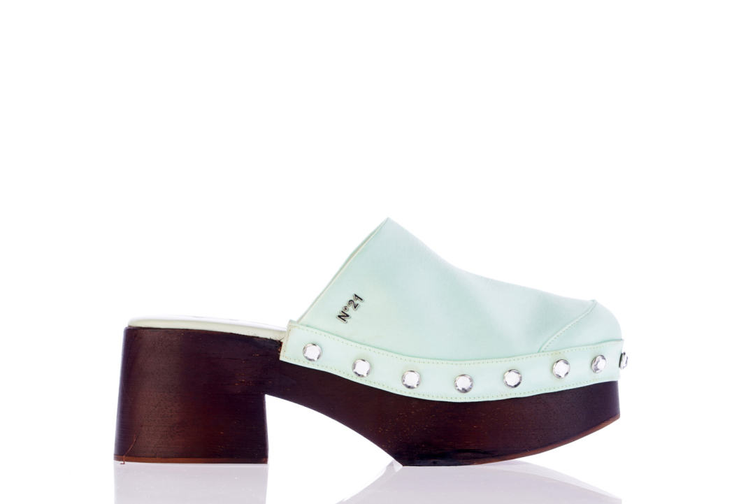N21 Papuče 23ESS04430443/23 LIGHTGREEN — glavna fotografija