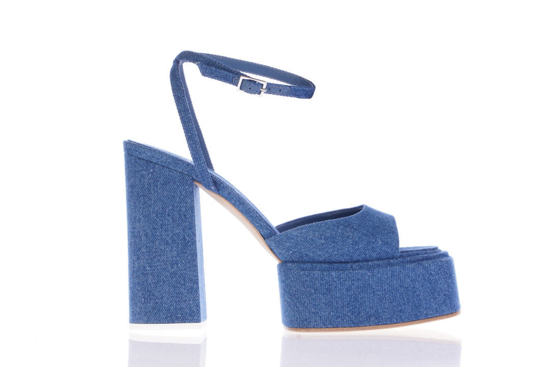 3JUIN Sandale 323SC010/23 BLUE — glavna fotografija