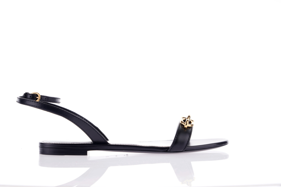 SAINT LAURENT Sandale 657454/22 NERO — glavna fotografija