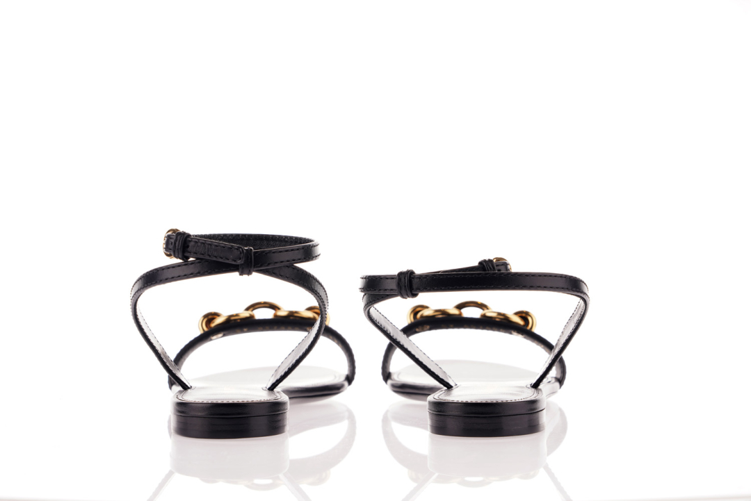 SAINT LAURENT Sandale 657454/22 NERO — foto 3