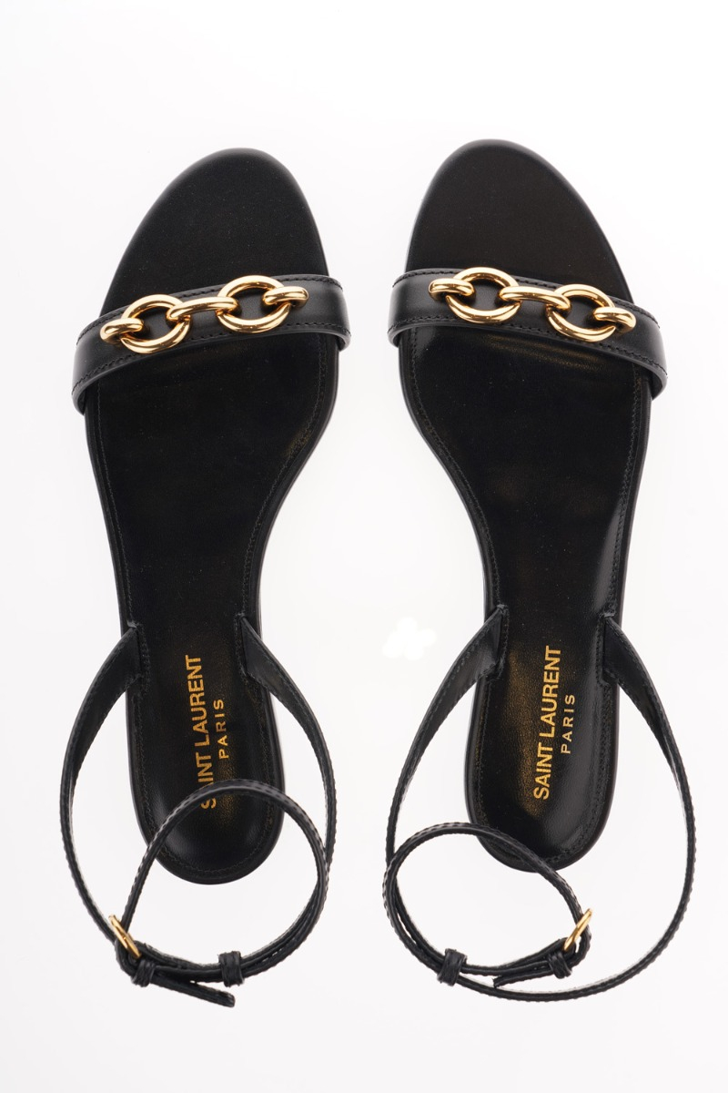 SAINT LAURENT Sandale 657454/22 NERO — foto 4
