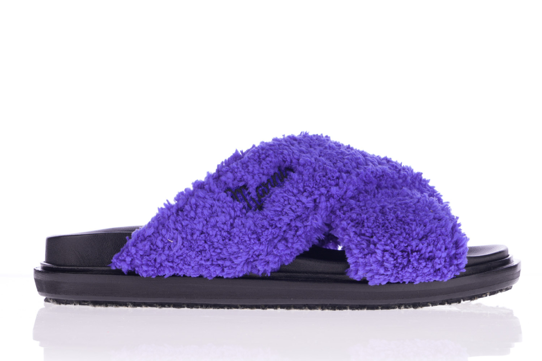 MARNI Papuče FBMS015501/23 BLUE — glavna fotografija