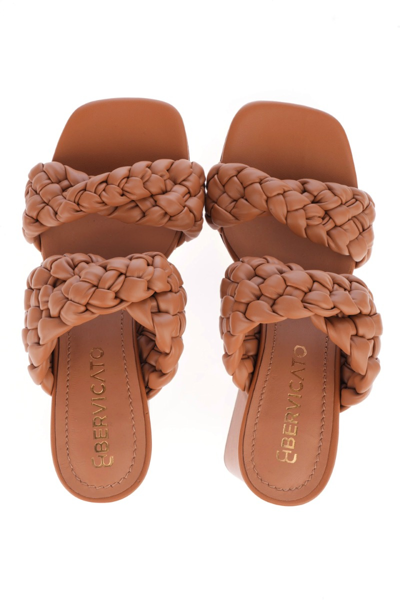 BERVICATO Papuče B5074/23 CAMEL — foto 4