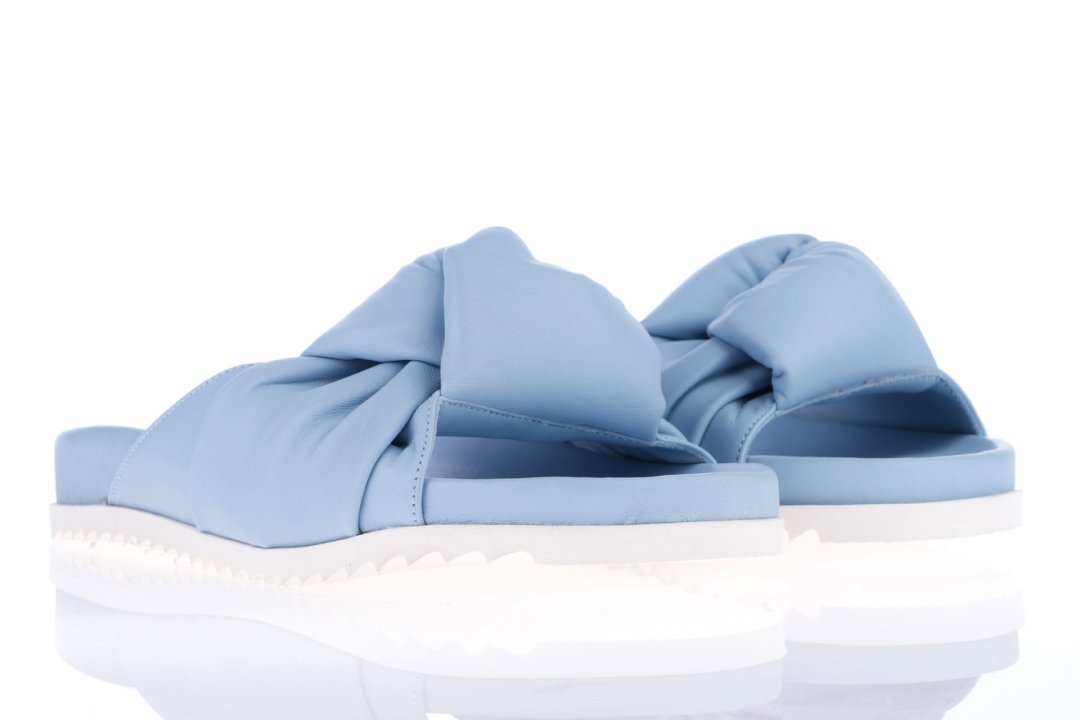 BERVICATO Papuče B5176/23 LIGHT BLUE — foto 2