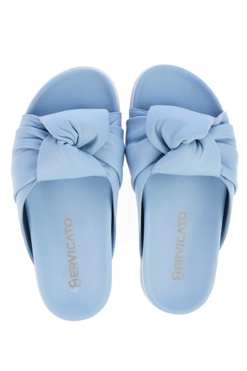 BERVICATO Papuče B5176/23 LIGHT BLUE — foto 4