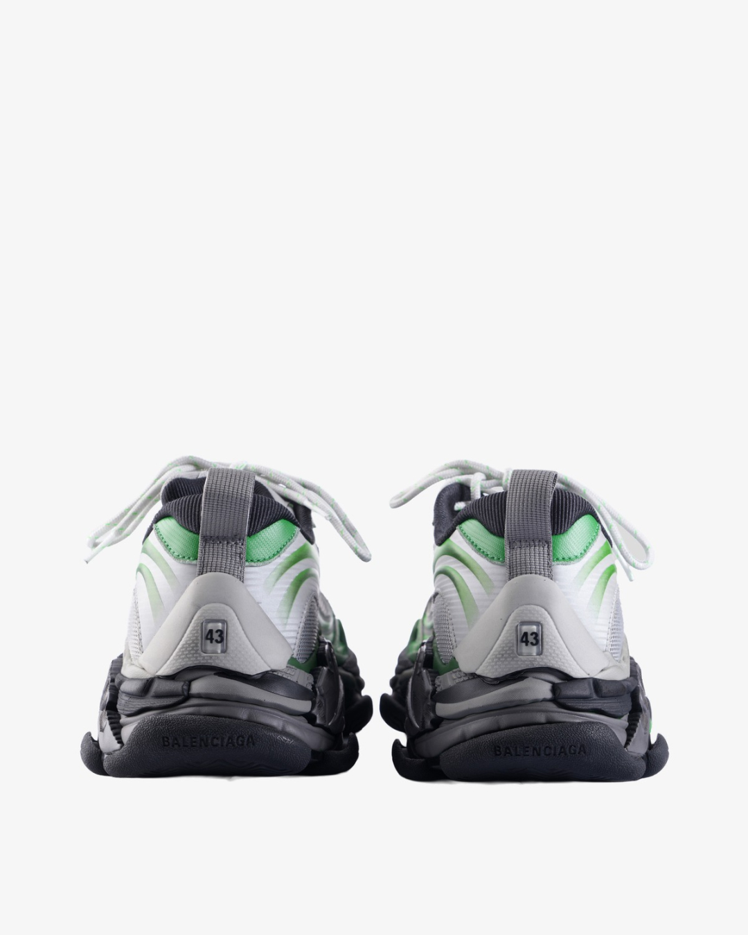 BALENCIAGA Patike 865849WTRS1133 GREY MIX/GREEN MIX/PL26 — foto 3