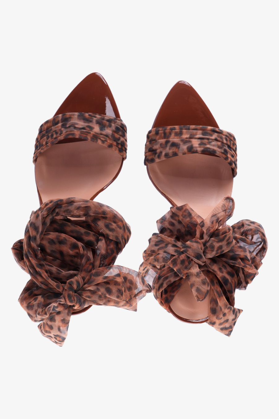 GEDEBE Sandale PARIS LACE-UP SANDAL 105/PL26 PRINTED TULLE LEOPARD — foto 4