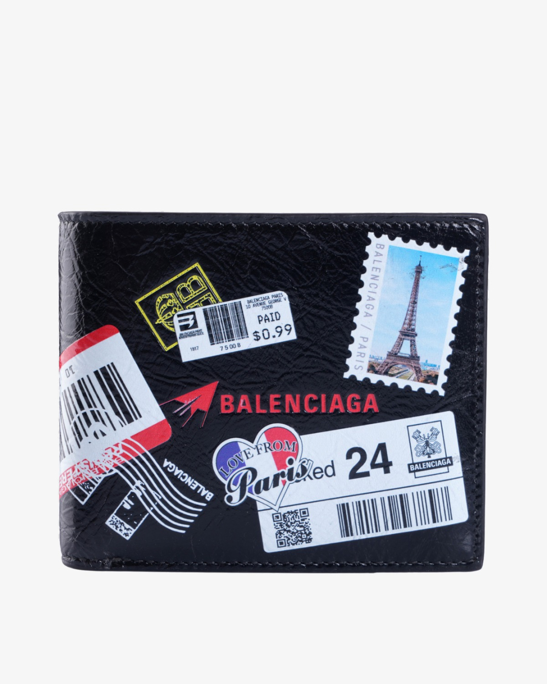BALENCIAGA Novčanik 8671482ACHI001 WALLET 1084  BLACK/MULTICOLOR/PL26 — glavna fotografija