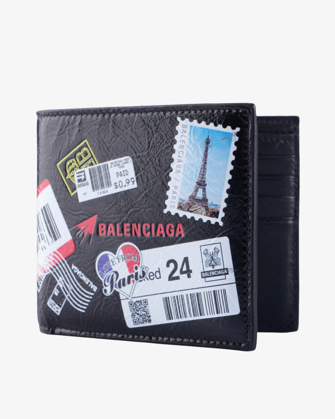 BALENCIAGA Novčanik 8671482ACHI001 WALLET 1084  BLACK/MULTICOLOR/PL26 — foto 2