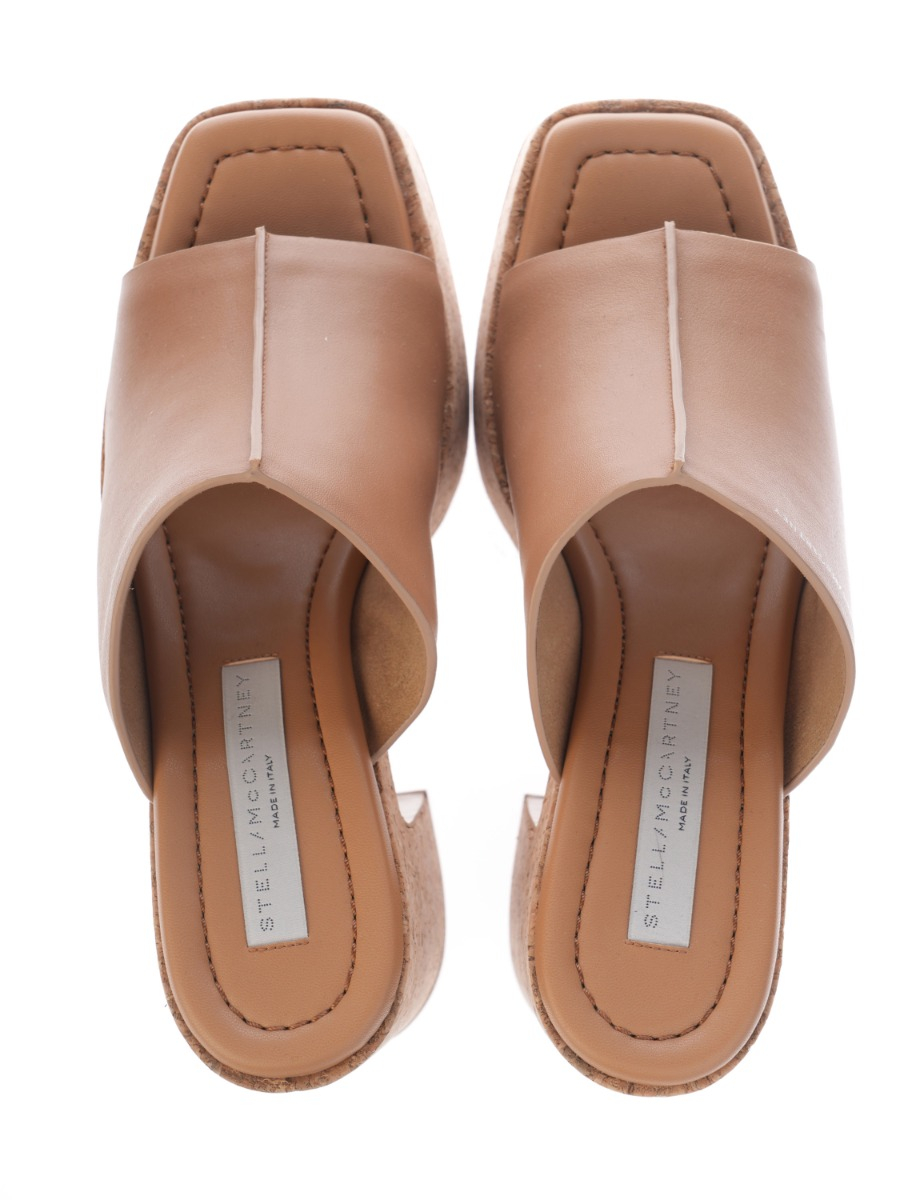 STELLA MCCARTNEY Papuče 810359/PL24  BRANDY — foto 4
