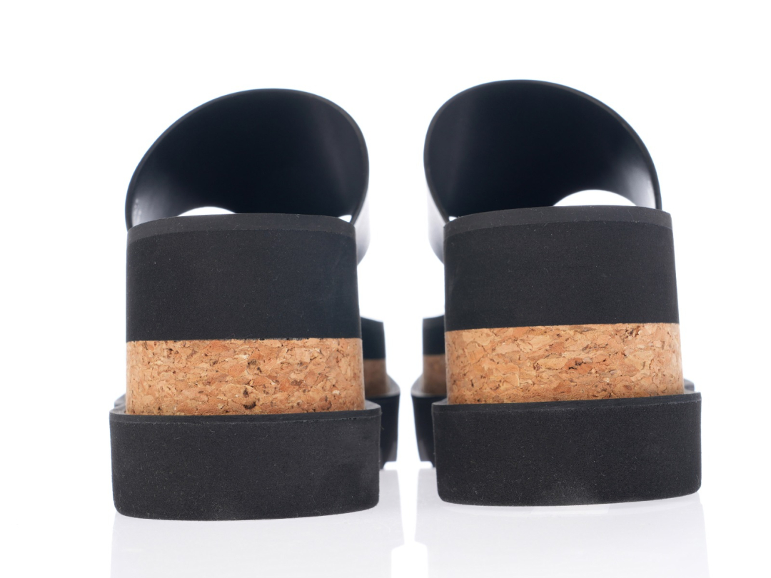 STELLA MCCARTNEY Papuče 810362/PL24  BLACK — foto 3