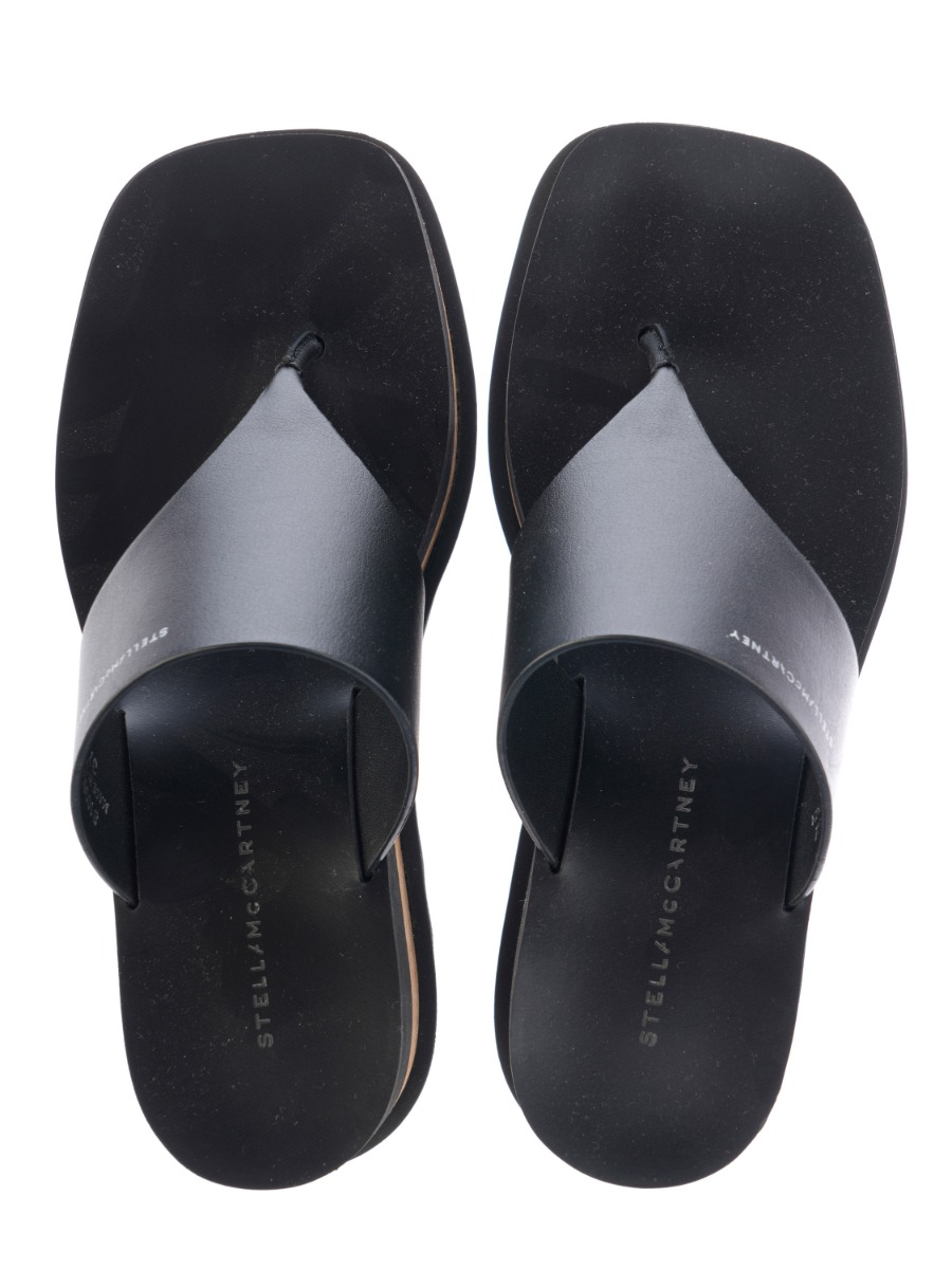 STELLA MCCARTNEY Papuče 810362/PL24  BLACK — foto 4