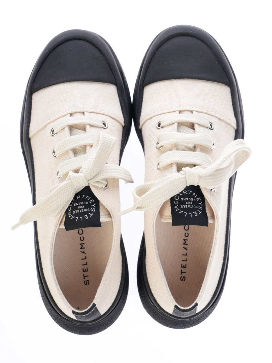 STELLA MCCARTNEY Patike 810345 IVORY/BLACK/ PL24 — foto 4