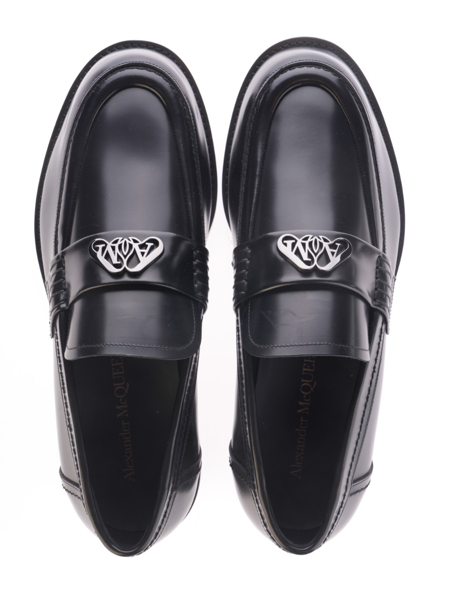 ALEXANDER MCQUEEN Cipele 777805/PL24 BLACK/GUNMETAL — foto 4