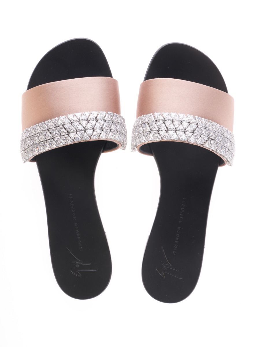 GIUSEPPE ZANOTTI Papuče E400031-004/PL24  ANTICO — foto 4