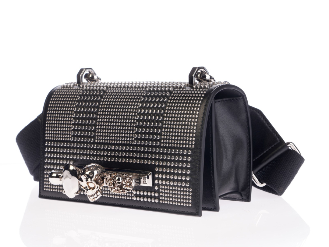 ALEXANDER MCQUEEN Torba 747833/PL24  BLACK — foto 2