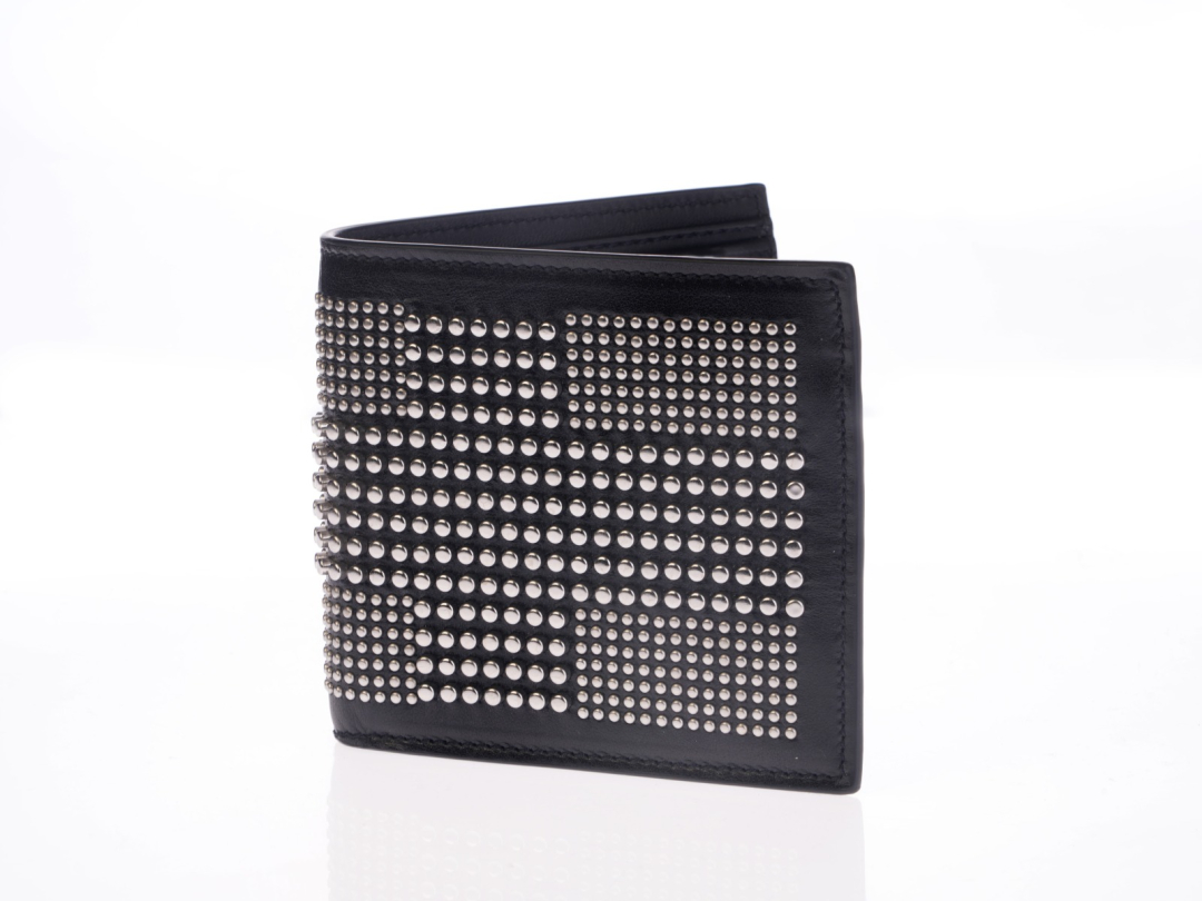 ALEXANDER MCQUEEN Novčanik 602137/PL24  BLACK/SILVER — glavna fotografija