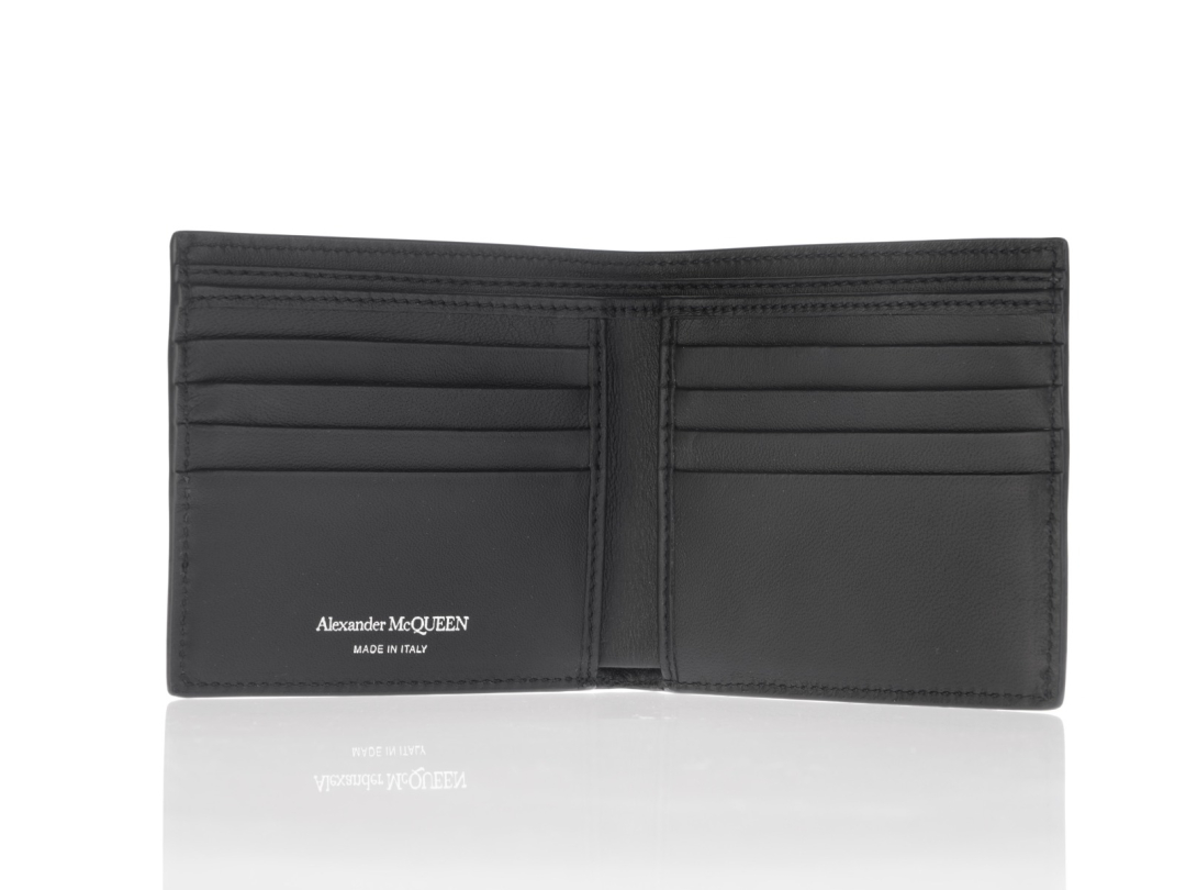 ALEXANDER MCQUEEN Novčanik 602137/PL24  BLACK/SILVER — foto 2