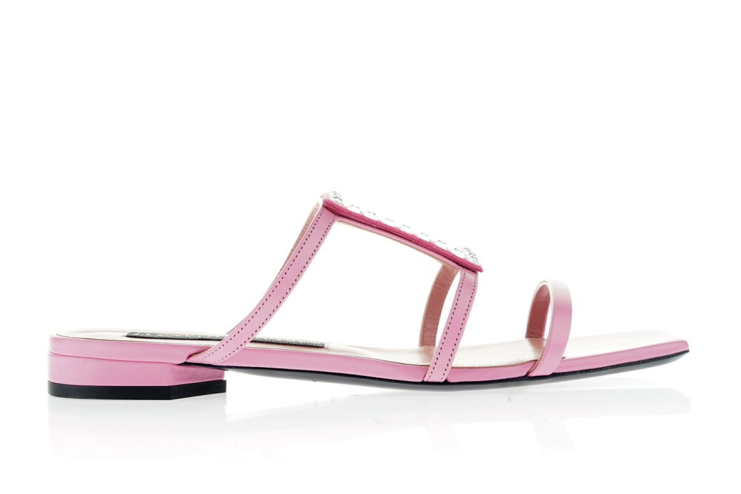 LES PETITS JOUEURS Papuče HOYA PINK/22 — glavna fotografija