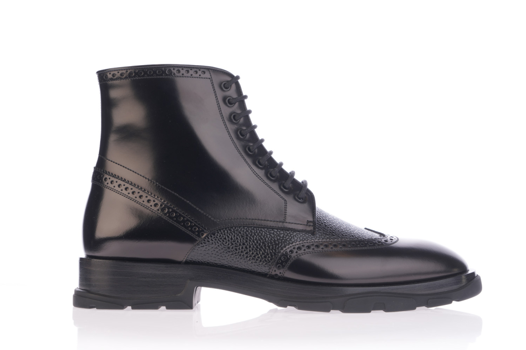 ALEXANDER MCQUEEN Čizme 750389/JZ23   BLACK — glavna fotografija