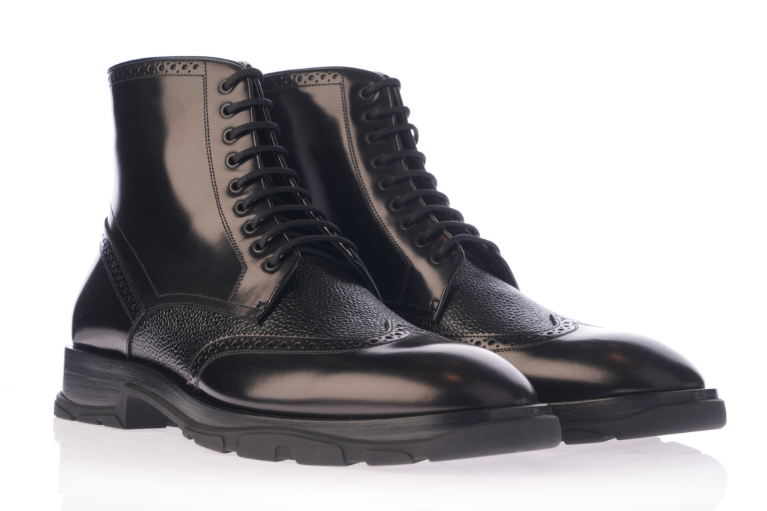 ALEXANDER MCQUEEN Čizme 750389/JZ23   BLACK — foto 2