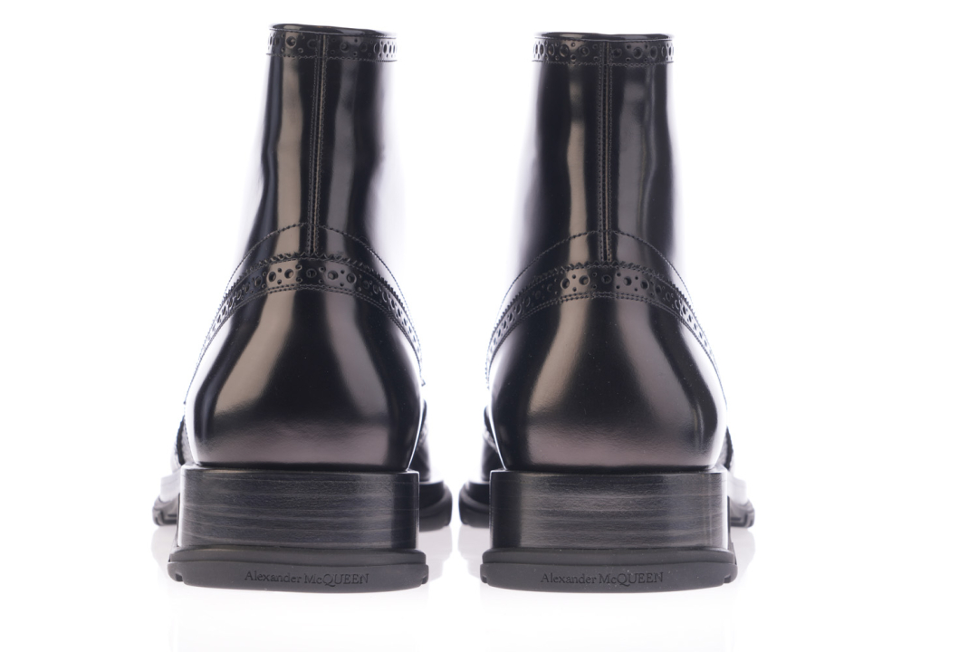 ALEXANDER MCQUEEN Čizme 750389/JZ23   BLACK — foto 3