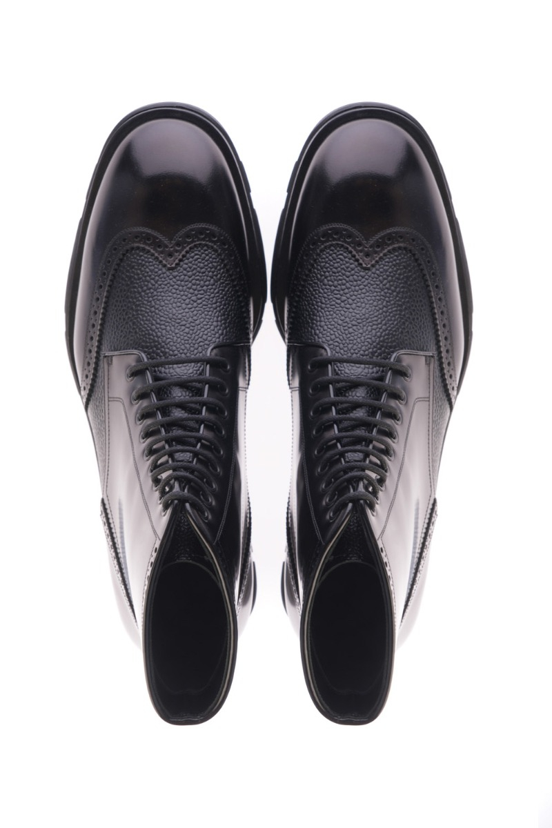 ALEXANDER MCQUEEN Čizme 750389/JZ23   BLACK — foto 4
