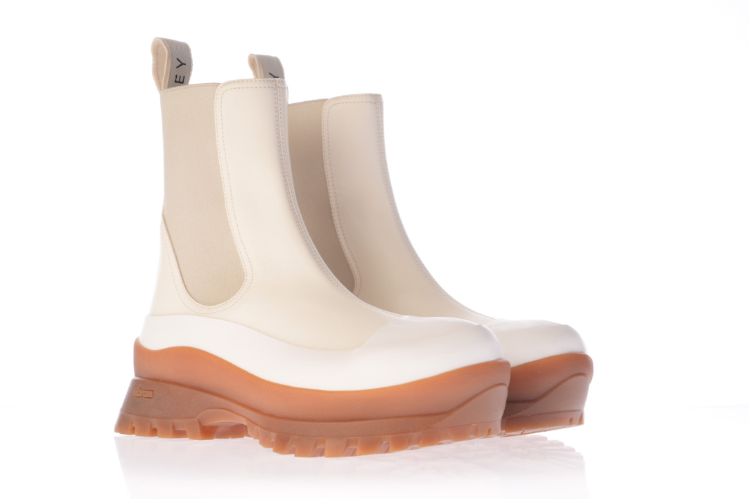 STELLA MCCARTNEY Čizme 800397/jz23  IVORY — foto 2