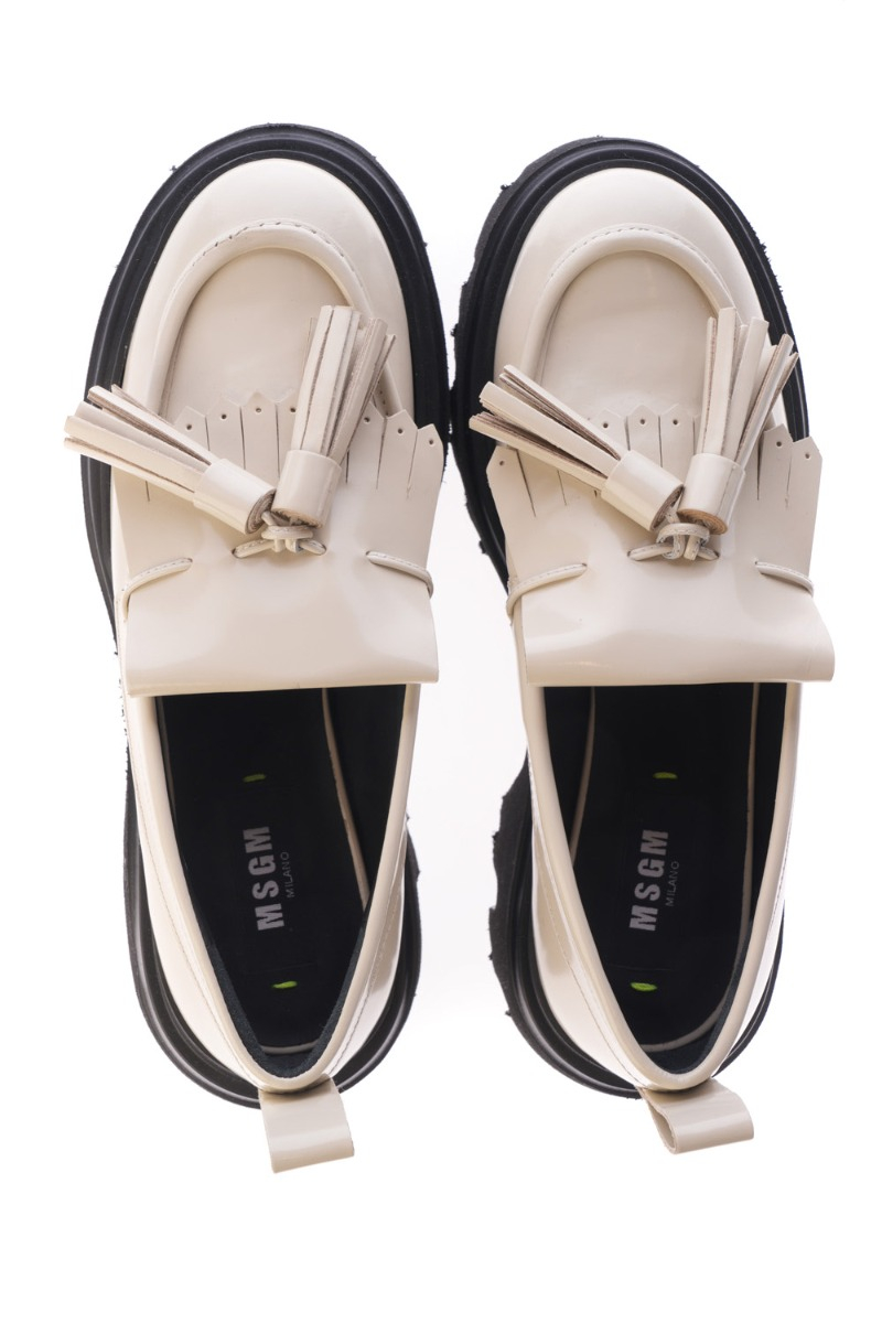 MSGM Cipele MDS151/23 OFF WHITE — foto 4