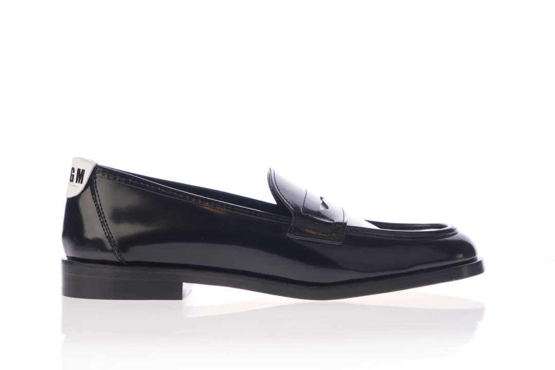 MSGM Cipele MDS210/23 BLACK/WHITE — glavna fotografija