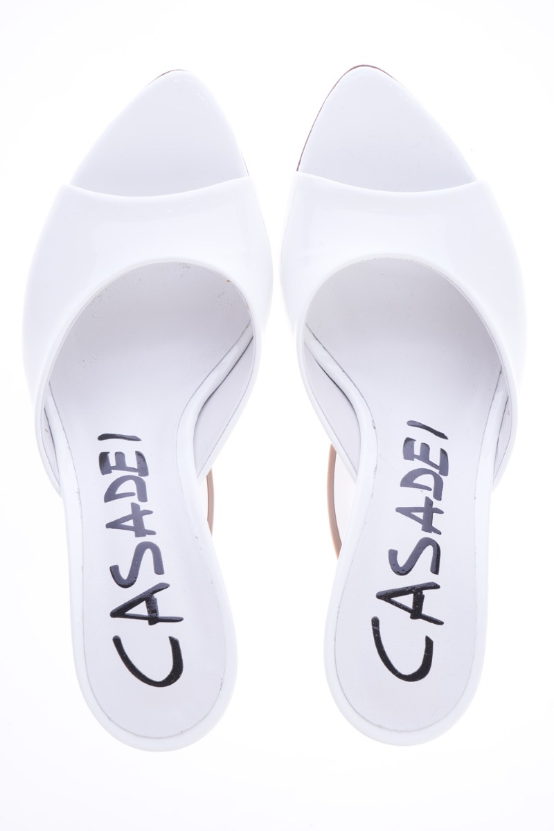 CASADEI Papuče 1M888/23 BIANCO — foto 4