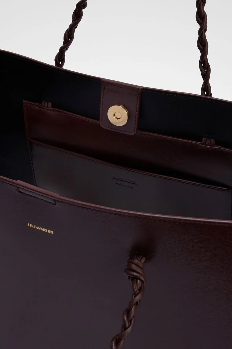 JIL SANDER Torba J07WC0039 TANGLE SHOPPING EW 205 dark earth/JZ26 — foto 5