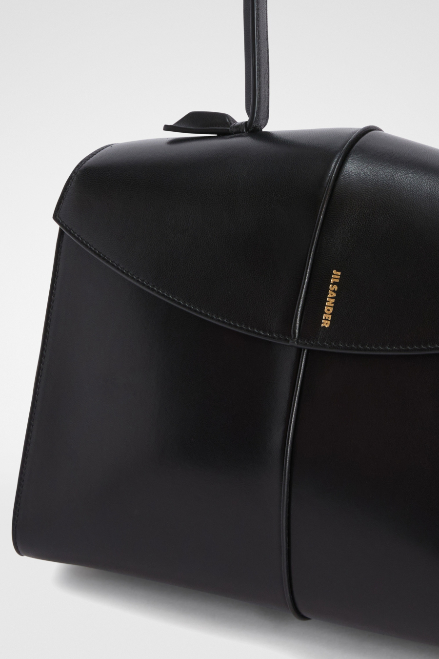 JIL SANDER Torba J08WD0155 LINEA TOP HANDLE MD 001 BLACK/JZ26 — foto 3
