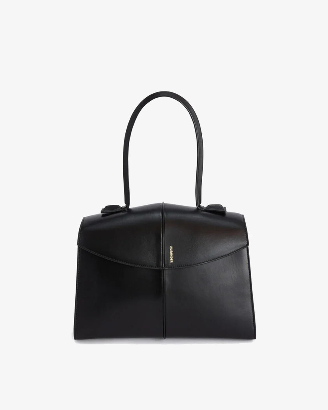 JIL SANDER Torba J08WD0155 LINEA TOP HANDLE MD 001 BLACK/JZ26 — glavna fotografija