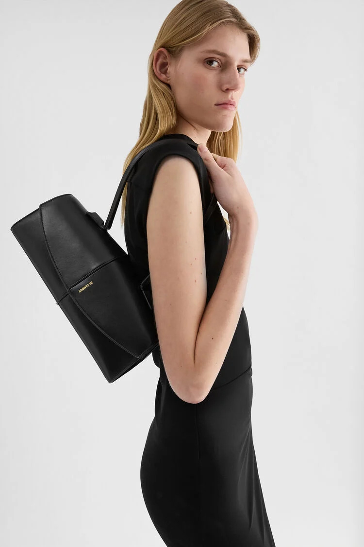 JIL SANDER Torba J08ZH0104 LINEA SHOULDER 001 black/JZ26 — foto 5