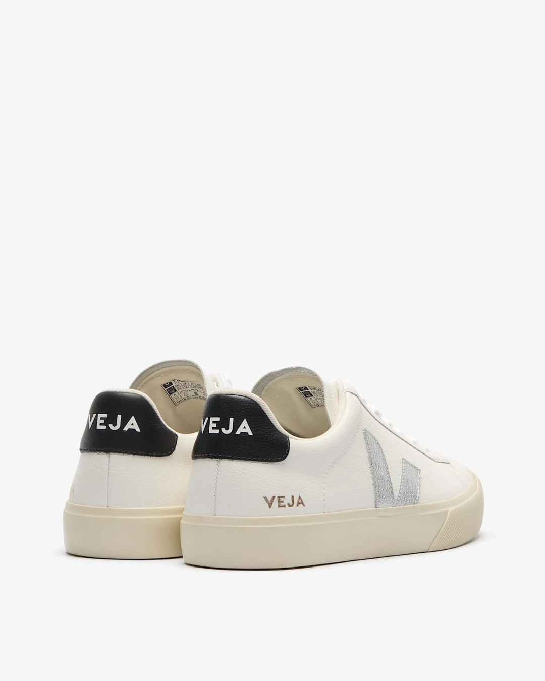 VEJA Patike CP0521753A360 CAMPO LEATHER WHITE_SILVER_BLACK/JZ26 — foto 3