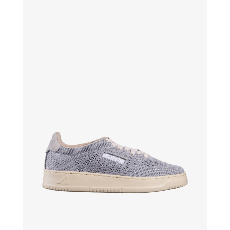 AUTRY INTERNATIONAL SRL Patike EKLW KU01/PL26 EASEKNIT LOW WOM KU01 KNITTED/SILVER/WHITE